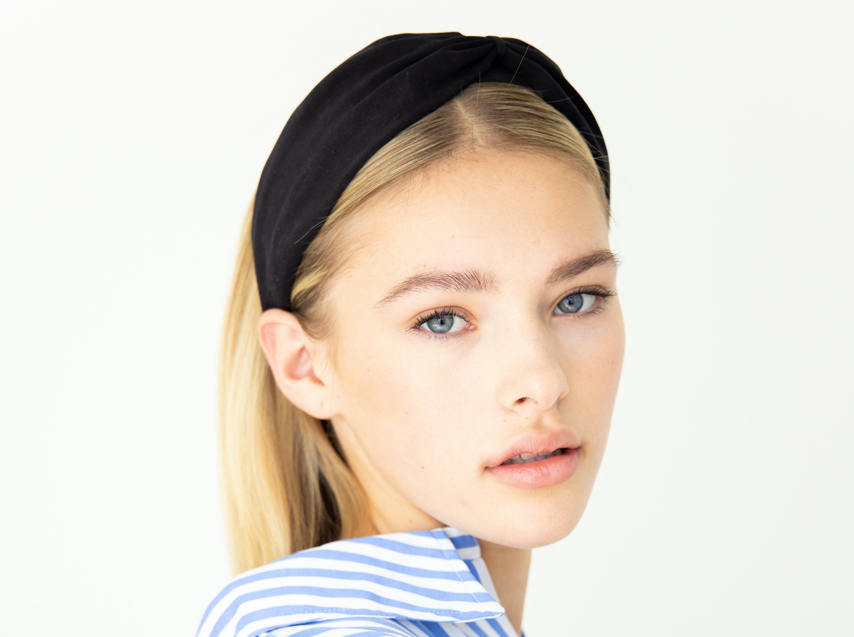 headbands black silk headbands elegant headbands minimalist