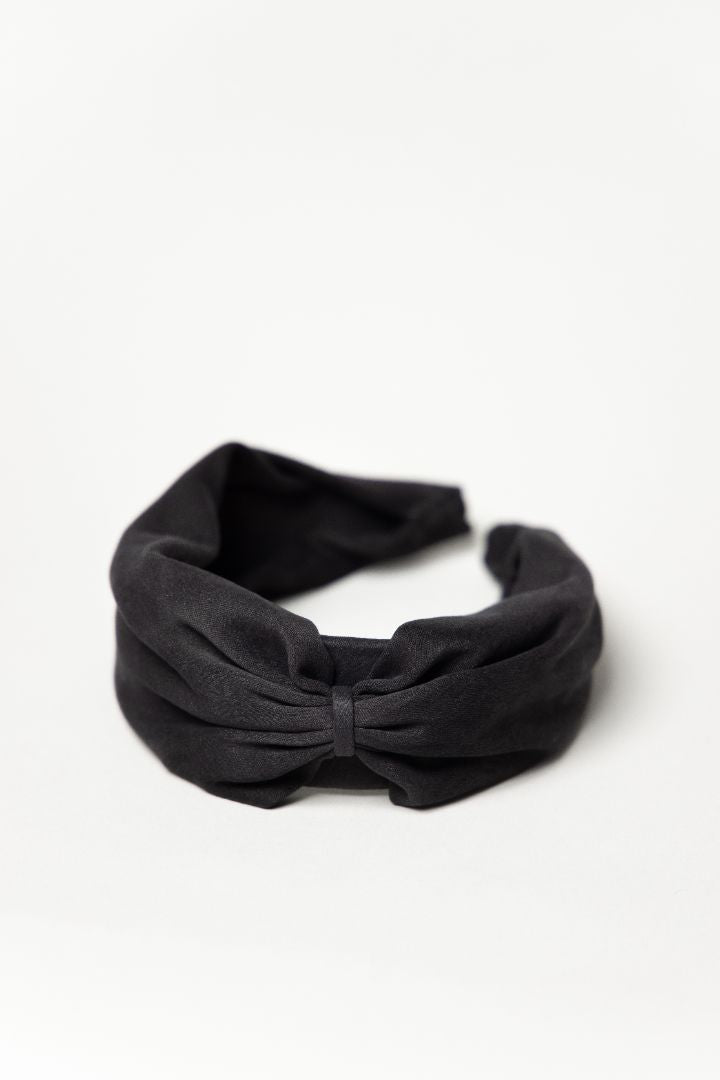 Black Silk Headband