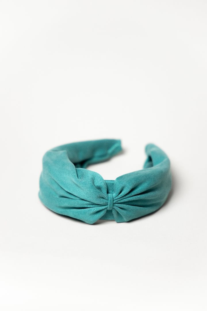 Teal Silk Headband