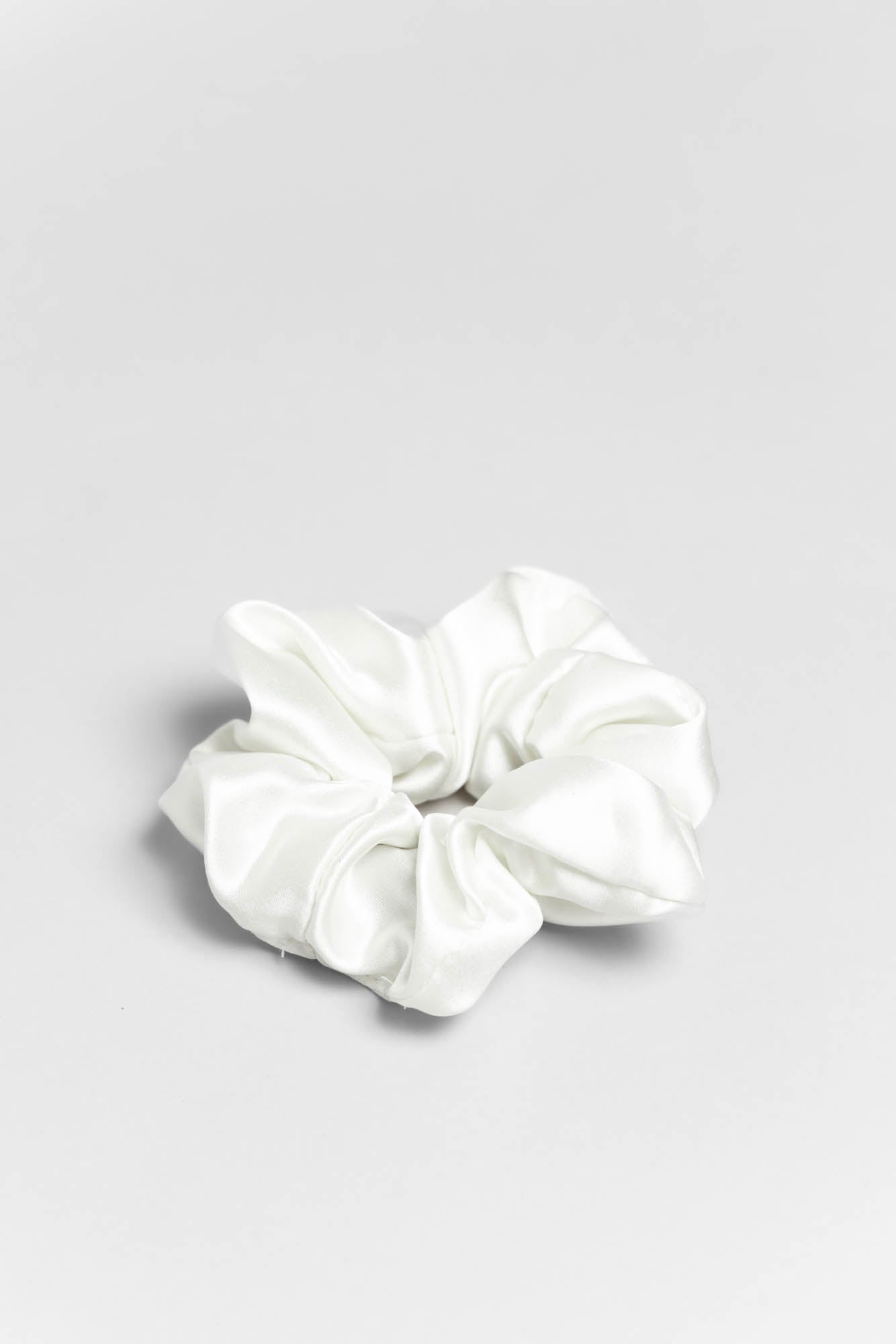 Elegant Bridal Silk Scrunchie Hair Accessory Made in NYC