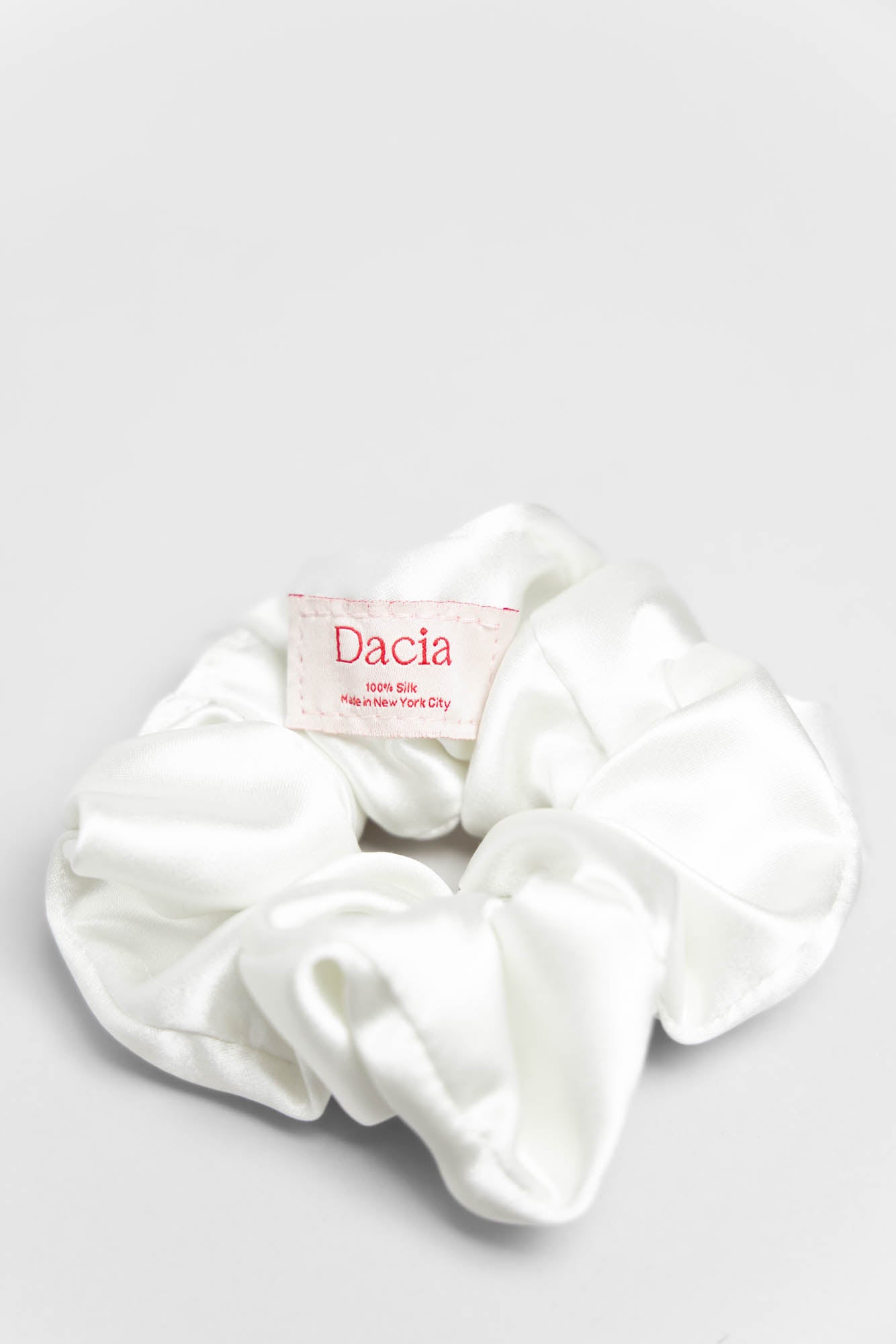 Elegant Bridal Silk Scrunchie Hair Accessory Made in NYC