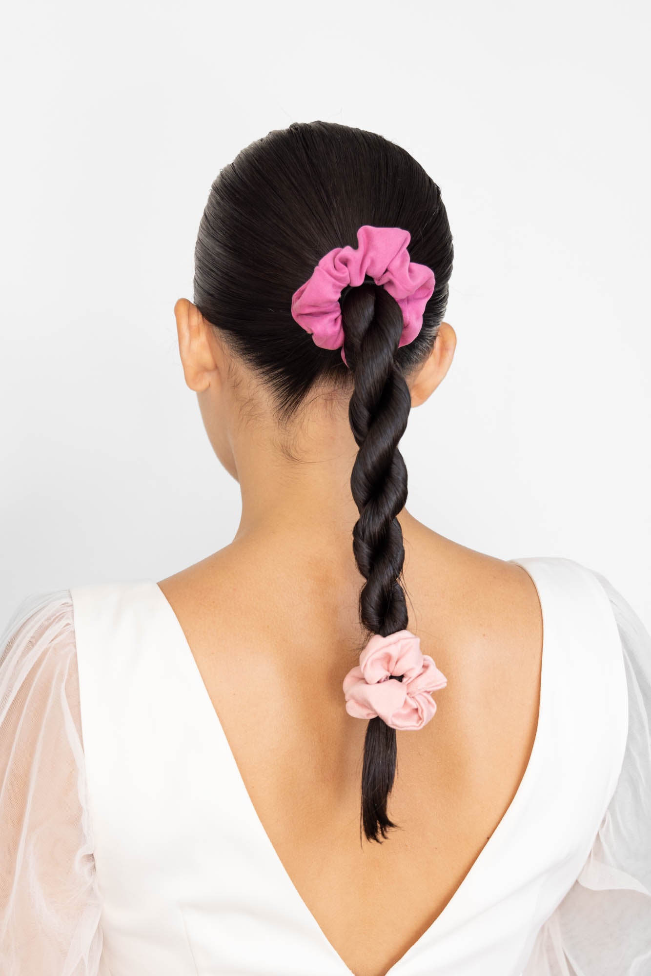 Elegant Silk Scrunchie Hair Accessory Made in NYC